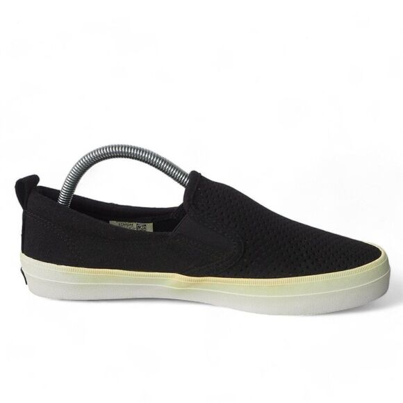 Sperry Top-Sider Crest Twin Gore Perf Sneakers Black / Yellow STS85344 Women's 9 - Picture 7 of 10